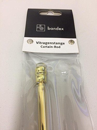 Klemmstange Gardinenstange Scheibengardinenstange Edelstahl matt, Größe:50 cm 55-90 - 3