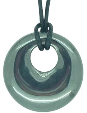 Glücksbringer Sternzeichen Widder Geburtsstein Halskette Edelstein Hämatit