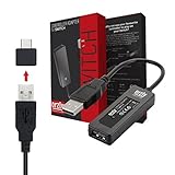 CONVIERTE LA MAYORÍA DE LOS MANDOS INALÁMBRICOS EN UN MANDO INALÁMBRICO PARA LA NINTENDO SWITCH: Se puede usar cuando está acoplado en modo TV (¡o incluso se puede usar en el modo portátil!) - ¡Incluye adaptador de tipo C!