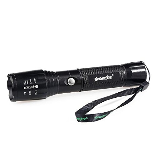 Amcool LED Taschenlampe G700 5000 Lumen 800 Zoom Super Hell Militär Mini Taschenlampen Flashlight Schwarz - 6