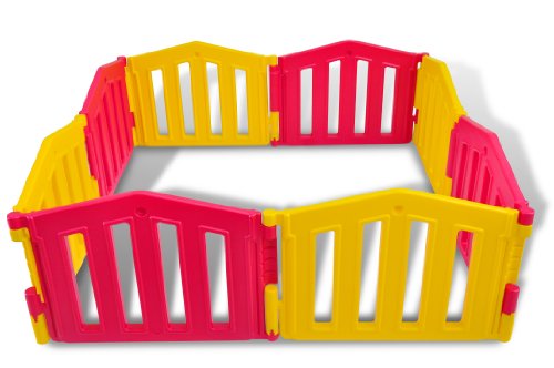 New Baby Playpen / Playard - 8 sided - LCP Kids - Premium Quality - EN 71 certified incl. suction cups