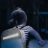 Reflektoren Aufkleber | Reflektor Sticker für Erwachsene und Kinder | Rucksäcke, Kinderwagen, Kleidung, Schulranzen, Fahrräder, Gehstöcke | Abends hohe Sicherheit | Selbstklebend von Paents - 6