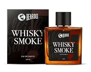 Beardo Whisky Smoke Perfume for Men, 100ml | EAU DE PARFUM | Strong & Long Lasting| Spicy, Woody - Oudh | Ideal Gift for Men | Body Spray for Men