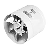 EtexFan Extracteur d'air Ventilateur D'extraction pour Salle de Bain, Toilette, Bureau, Calme, Basse consommation d'énergie Ventilateur Encastré 980m³/h (Ø172MM)