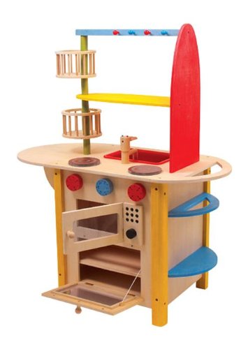 Legler Kinder Spielküche Holz Küche All in one Deluxe