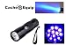 Produktbild CacheEquip - Qualität - Uv TESTBERICHT Taschenlampe mit 12 LED Skorpion Geocaching Geld prüfen Ultraviolett schwarz licht