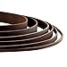 Produktbild Auroris Lederband Flach Dunkelbraun Breite Wählbar 2/3/4/5/8/10/15/20/25/30 mm - Variante: Breite 15mm/Länge 1m