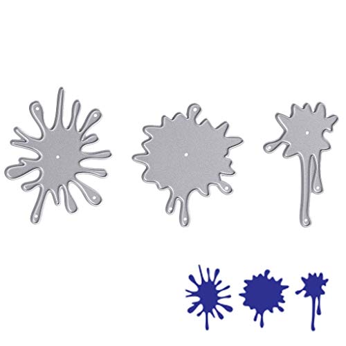 Preisvergleich Produktbild Hemore Wasserzeichen-Stanzschablonen 3D Finish Wrok Metall Schablone DIY Werkzeug