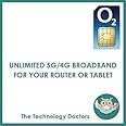 Unlimited O2 5G/4G Data SIM - NO speed caps, fastest available 5G/4G speeds - FREE Roaming in 49 European countries (25Gb data usage each month outside the UK)
