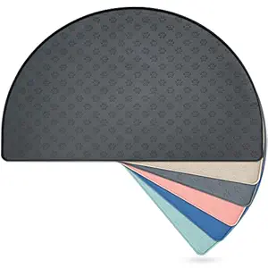 GueXioXio Pet Food Mat, Pet-Friendly Silicone Cat Dog Feeding Bowl Mat for Food and Water, Non-Slip/Waterproof Dog Food Mats