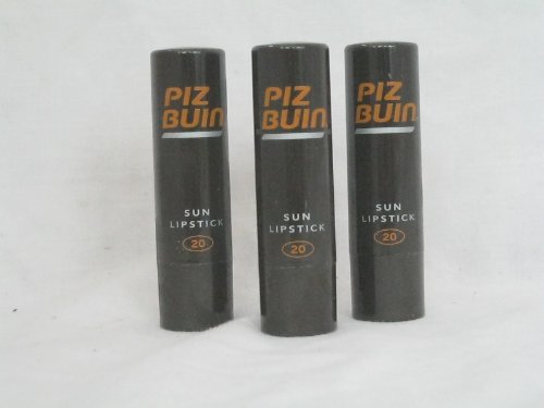 3 x Piz Buin In Sun Lipstick SPF 30 4.9g