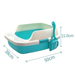 PLDDY Lettiera per Gatti, Toilette per Gatti, Lettiera per Gatti, Semi-Chiusa, Vasca per Gatti, Casseruola, Orinatoio… PLDDY Lettiera per Gatti, Toilette per Gatti, Lettiera per Gatti, Semi-Chiusa, Vasca per Gatti, Casseruola, Orinatoio… - immagine 3