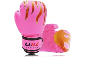 ‎LUNIQUZ Luniquz Kinder Boxhandschuhe, Box-Handschuhe für Kinder von 3-16 Jahre Training Gloves 4OZ 6OZ 8OZ zum MMA, Muay Thai, Kickboxen und Sandsack Sport