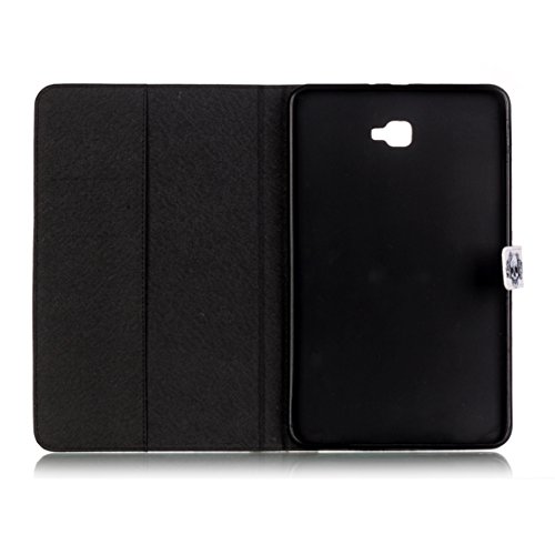 Samsung Tab A6 10.1 Hülle, Z-Newell Ultra Thin PU Leder Tasche Bookstyle Hülle Flip Case Wallet Cover mit Standfunktion Karteneinschub und Magnetverschluß für Samsung Galaxy Tab A 10.1 2016 (SM-T580 SM-T585), Stylus enthalten (Design 20) - 5