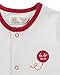 The Essential One - 3 Pack Baby Unisex Bright Sleepsuits Babygrows- Red - Newborn - ESS131