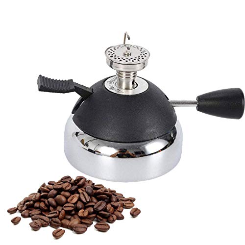 QHYX Mini cafetière Brûleur à gaz Poêle à gaz Butane pour Allumage Automatique avec Flamme réglable Machine à café chauffante extérieure Portable pour Siphon Siphon et pour Hario Kettle