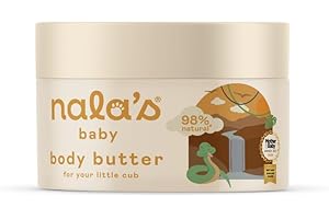Nala's Baby Original Body Butter | Award-winning | 98% Natural | Dermatologically-tested and Paediatrician-approved | Soothing Oat | Vegan | Nalas Baby