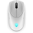 Alienware Tri-Mode AW720M Wireless Gaming Mouse, Optical Sensor, 8 Configurable Buttons, Fast-Charging, White