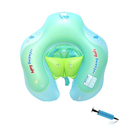Preisvergleich Produktbild EGLONE Schwimmring Baby, Verstellbare Aufblasbare Baby Schwimmring Für Kleinkind Schwimmhilfe Spielzeug, Delicacy Baby-Swimming Ring Mit Selbsttour,Umweltfreundliches PVC Schwimmen Ring, 3 Größen