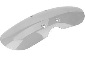 KUULEYN Motorcycle Mudguard Fender Mudguard, ABS 4-Colors Motorcycle Accessories Short Front Mudguard Cover Guard Fit for Bonneville/T100/Scrambler/Thruxton 2001-2016(silver)