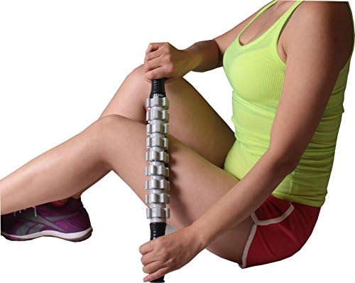 Muscle Roller Stick by Skyin,Best Massage stick for Athletes, Runners, Bikers, and CrossFiter,Good for Home and Travel (Grey)