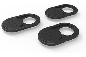 ‎PRIVISE Privise Webcam Abdeckung, Made in Germany, Webcam Cover für MacBook Pro, Laptop, Smartphone, Tablet, iPad, Ultra Dünn, 3er-Set Schwarz