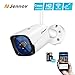 Price comparison product image Jennov Wireless Security IP Camera, Wireless WiFi Security IP Camera HD 1080P Outdoor Indoor Night Vision CCTV Home Surveillance Pre-installed 16G Micro SD Card Motion Detection Remotely Access