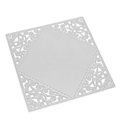 Amazingdeal365 Einladungkarte Metall Form Schablonen Schneiden DIY Dekor Sammelalbum Karten Buchzeichen Lesezeichen als Geschenk für Freunde Geburtstag Kinder,Kindergarten Hobby Schule Handarbeit Unterricht usw. Ein tolles Geschenk!