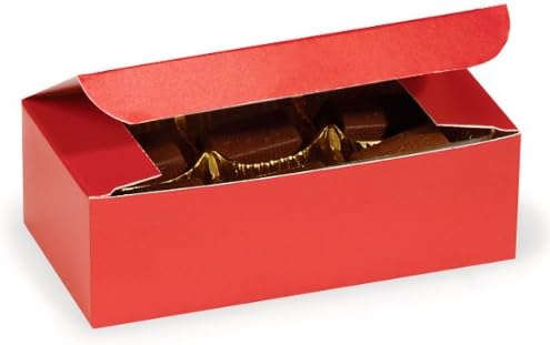 1/2 Lb Red Candy Boxes5-1/2 X 2-3/4 X 1-3/4 inch 100 pack