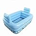 Produktbild Badewannen Haushalt Inflatable, Erwachsene Doppel Badewanne, Kunststoff-Badebottich, starke warmen Folding-Badebottich-Blau, 160 * 124 * 55