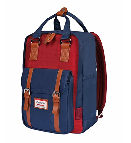 Preisvergleich Produktbild Backpack Lässiger Rucksack Schultasche ISIYINER Wasserdichter Laptop Daypack Teenager Schule Tasche Nylon Outdoor Frauen Herren Unisex Rucksack für Sport Reisen Einkaufen Camping Wandern