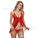 Produktbild MAIMOMO Nachtwäsche & Bademäntel Für Damenwäsche-Sexy Transparenter Geschmack Der Reizvollen Wäscheschleuder Reizvoller Wäsche, Rot, S