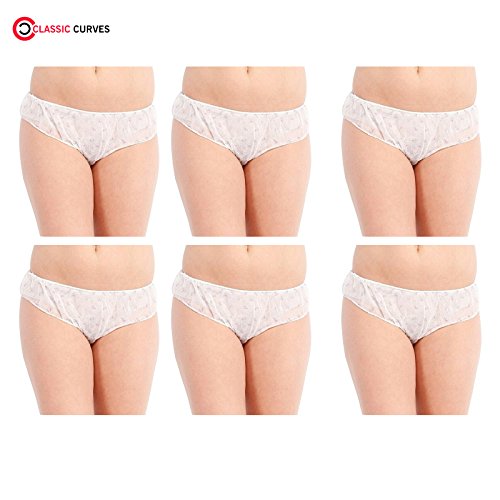 CLASSIC CURVES Pack of 6 Disposable Panties Ideal for Travelling/Spa/Body Massage/Surgeries/Maternity/Periods RS.169 (72.00% Off) - Amazon CLASSIC CURVES Pack of 6 Disposable Panties Ideal for Travelling/Spa/Body Massage/Surgeries/Maternity/Periods RS.169 (72.00% Off) - Amazon