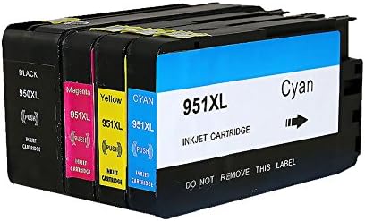 Bosumon 950XL 951XL Ink Cartridge High Yield NEW UPDATED CHIPS, Work with HP Officejet Pro 8600 8610 8620 8630 8640 8100 8625 8615 8660 251dw 276dw