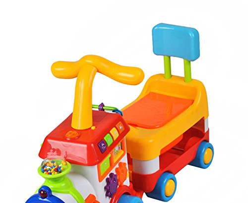 Babyrutscher Lauflernhilfe Eisenbahn Rutscherfahrzeug Lokomotive Musik #1376 - 7