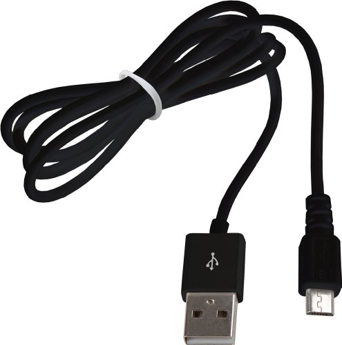 Smartfox 2in1 Micro-USB Datenkabel für Samsung Galaxy S5 / S4 / S3 / S3 Mini / S3 LTE / S2 / S2 Plus / Ace / Ace 2 / Y / S Plus / S Advance / S Duos / Note / Note 2 / Star 3 / Sony Xperia E / Z / J / S / P / V / U / T / arc S / tipo / miro / go / HTC One X / X+ / S / Desire X / C / HD / Sensation / 8S / A / Nokia Lumia 920 / 800 / 820 / 620 / LG Google Nexus 4 / Optimus L7 / 4x HD / L5 / Huawei Ascend G615 / Motorla Razr i - Schwarz