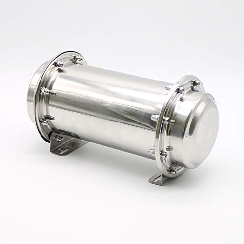 VIGAN Envase Impermeable de la Cerradura de la Caja de Almacenamiento de la cápsula del Tiempo del Acero Inoxidable de 10,2 Pulgadas para el Regalo Futuro