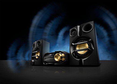 Philips FX10/12 Mini Hi-Fi System with Bluetooth - Black - Image 4