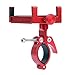 Price comparison product image XT-XINTE Metal CNC 360-degree Rotatable Bike Bicycle Handle Holder Upgraded Version Cell Phone Mount Holder Motorcycle Handlebar Mount with Adjustable Wrench (Red)