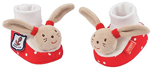 Preisvergleich Produktbild Fehn 078114 Rasselschuhe Hase, rot