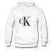 Produktbild CK Tops Tops T Shirt Womens Fashion Hoodie Calvin Klein Sweatshirt Medium White