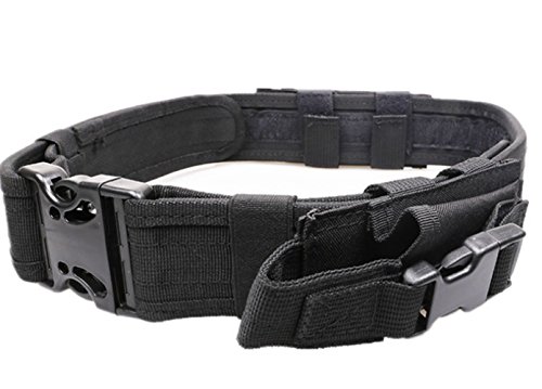 Preisvergleich Produktbild Nlne Outdoor Herren Tactical Canvas Security Multifunktions-Trainingsgürtel, Schwarz