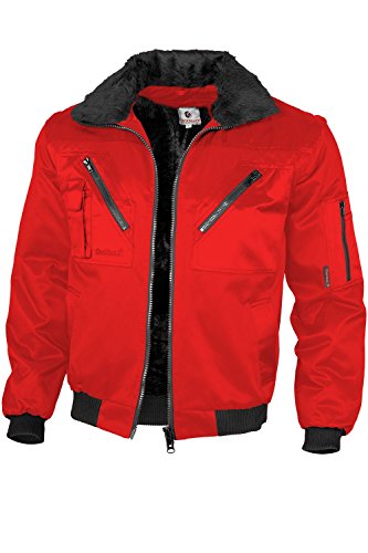 Preisvergleich Produktbild Qualitex - Pilotenjacke 4 in 1, Rot , 4XL
