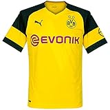 Puma Fussball-Shirt mit Opel- und großem Evonik-Logo: Das T-Shirt hat eine vom Herzschlag der BVB Fans inspirierte Prägegrafik