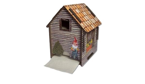 Cool Wc Toilet Paper Holder Log Cabin With Dwarf Amazon Co Uk