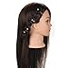 BEAUTY STAR® Professional 20" 40% Real Hair Hairdressing Equipment Styling Head Doll Mannequin Training Head Tools Braiding Cutting Student Practice Model with Clamp