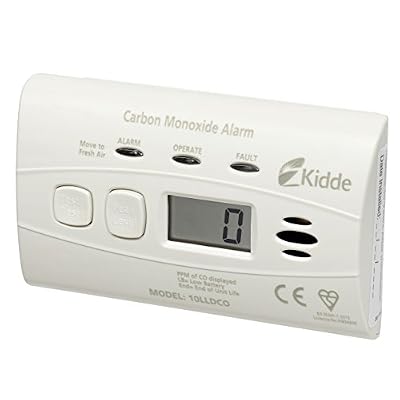 Kidde 10LLDCO Alarme détecteur de monoxyde de carbone Batterie scellée