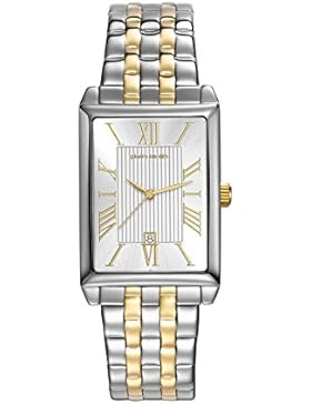 Pierre Cardin Armbanduhr Damenuhr Quarz Uhr PC-Belneuf - Analoge Uhr mit Datum, silbernem Edelstahlarmband und...