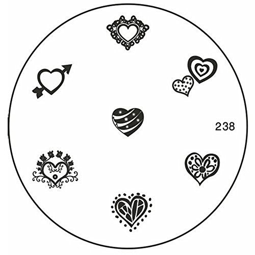 Original MoYou Nail Art Image Plate Number 238