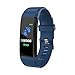 Produktbild Sguan-wu Fitness Armband, Fitness Tracker mit Pulsmesser,Farbbildschirm Aktivitätstracker Fitness Uhr wasserdichte Armband Sport Smart Armband Schrittzaehler Smart Watch Blau